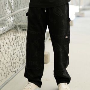 NWOT Dickies Graphic Black Cargo Pants JAPAN EXCLUSIVE